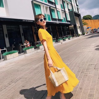 Đầm maxi xinh có ảnh thật