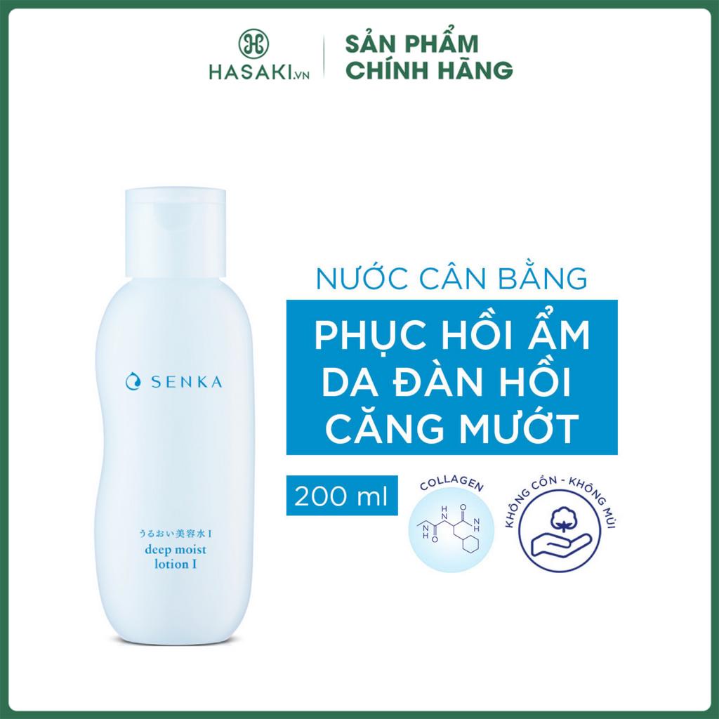 Nước Cân Bằng và Dưỡng Ẩm Chuyên Sâu Senka 200ml Deep Moist Lotion I