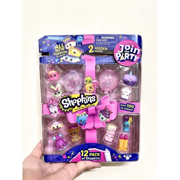 Đồ chơi Shopkins season 7 siêu đáng yêu - Hộp 12 nhân vật hàng chính hãng full box