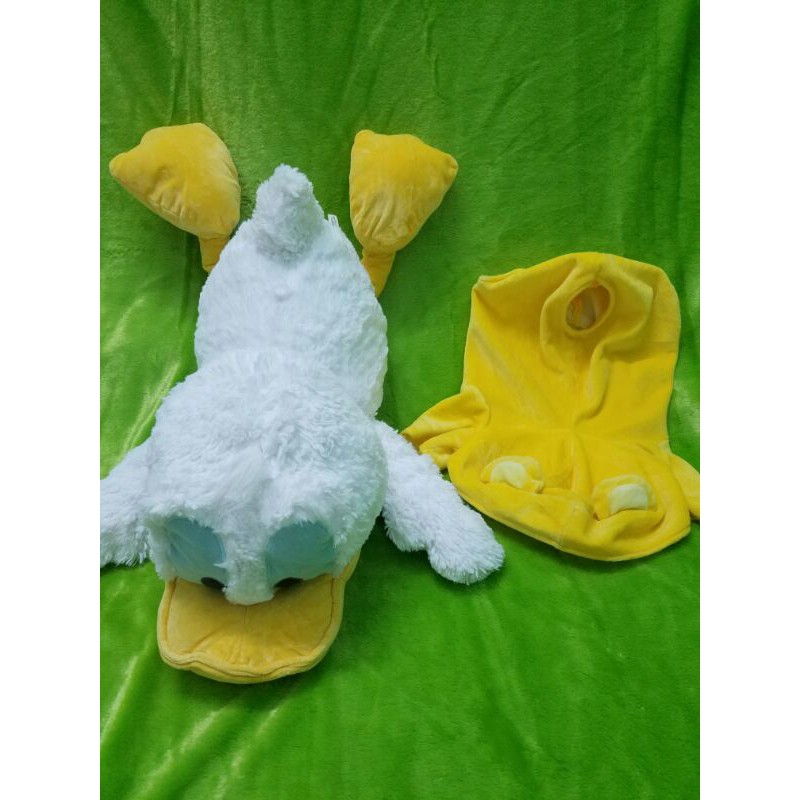 Gấu bông vịt Donal 65cm mặc áo cởi đc