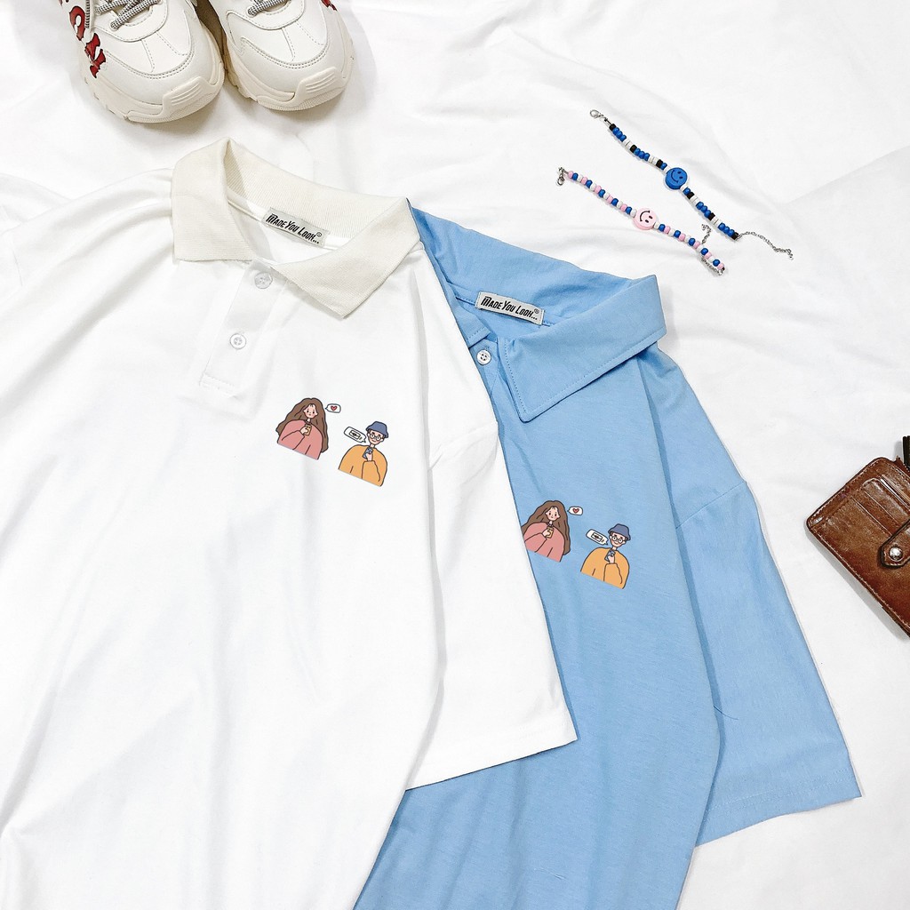 Áo thun polo tay lỡ 🍕 Tin Nhắn 🍕 phông Unisex nam nữ tee oversize form rộng pull Ulzzang Streetwear Hàn Quốc vải mềm | BigBuy360 - bigbuy360.vn