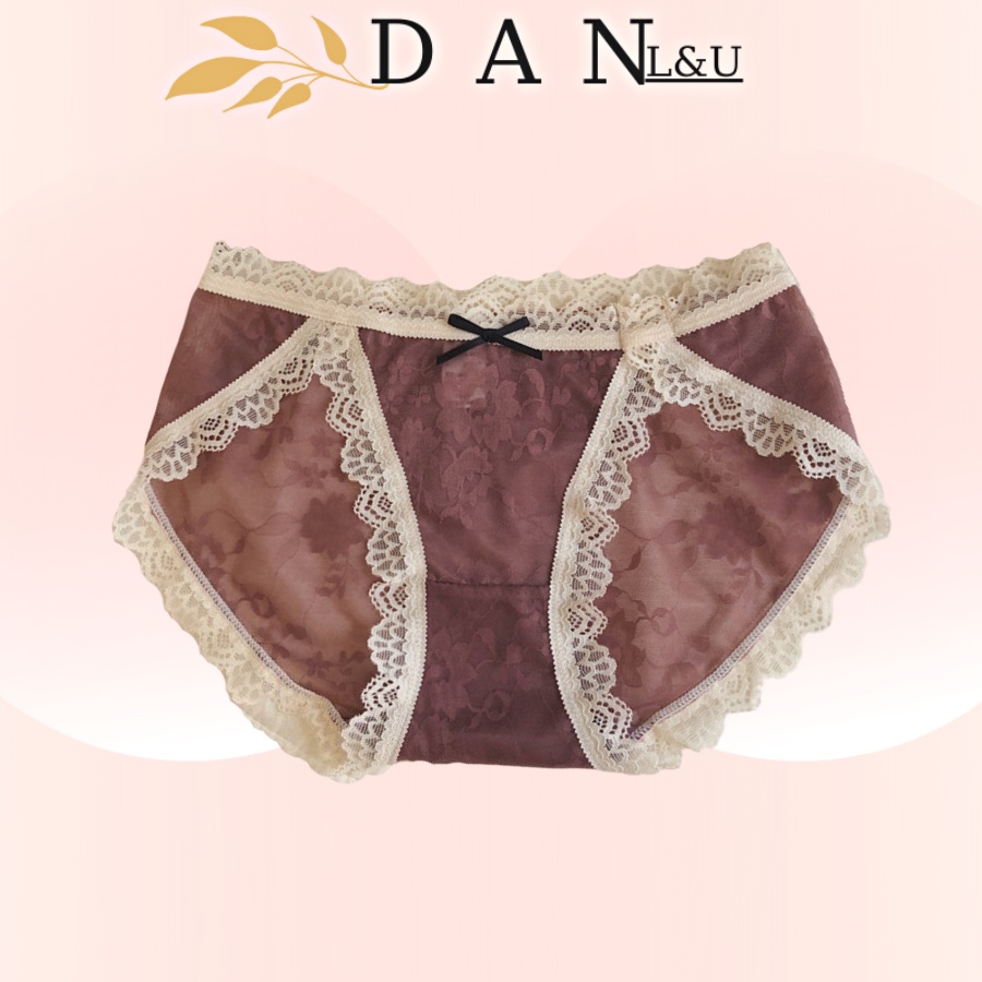 Quần Lót Ren Mềm Mại Đính Nơ Xinh Xắn DAN L&amp;U 3601