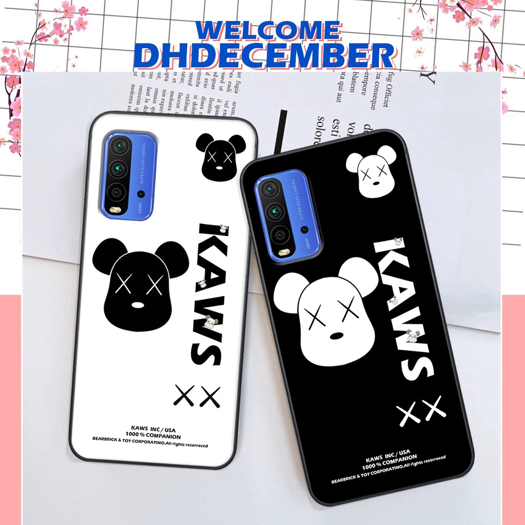 Ốp lưng Xiaomi REDMI 9T in hình K@ws, Cool Be@r SIÊU NGẦU