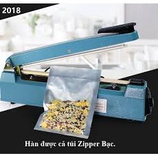 Máy hàn miệng túi pfs 200| MÁY ÉP MIỆNG TÚI 20 CM SẮT| Máy ép miệng túi 20cm| máy cắt màng co| máy hàn túi zip