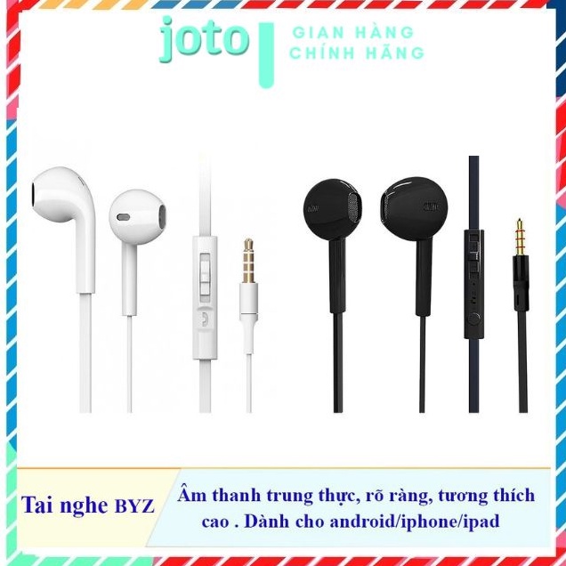 Tai nghe nhét tai S389 BYZ hàng công ty bảo hành 12 tháng lỗi 1 đổi 1 trên toàn quốc. phukiennhatlinh ,JOTO