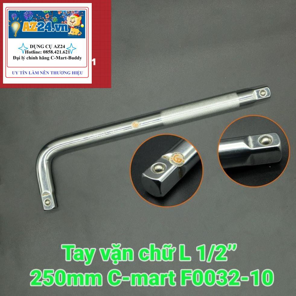 Cần vặn đầu tuýp, khẩu chữ L 1/2inches 250mm C-mart dungcucamtay8686 (Đài Loan)