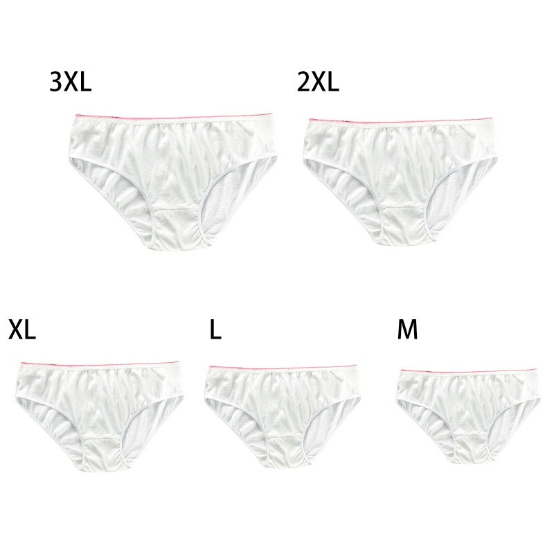 Set 5 Quần Lót Chăm Sóc Sức Khỏe Dùng Một Lần Size M / L / X / XL / 2XL / 3XL