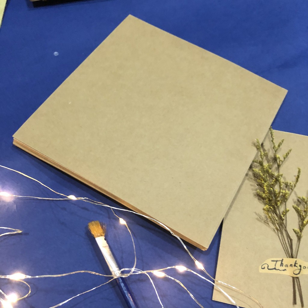 50 tờ giấy Kraft Nhật 230gsm và Kraft da bò 70gsm