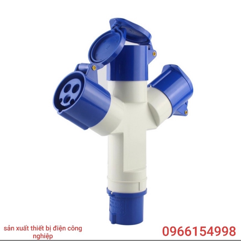 Ổ Cắm Công Nghiệp 3 Chấu 16A 32A Chia 3