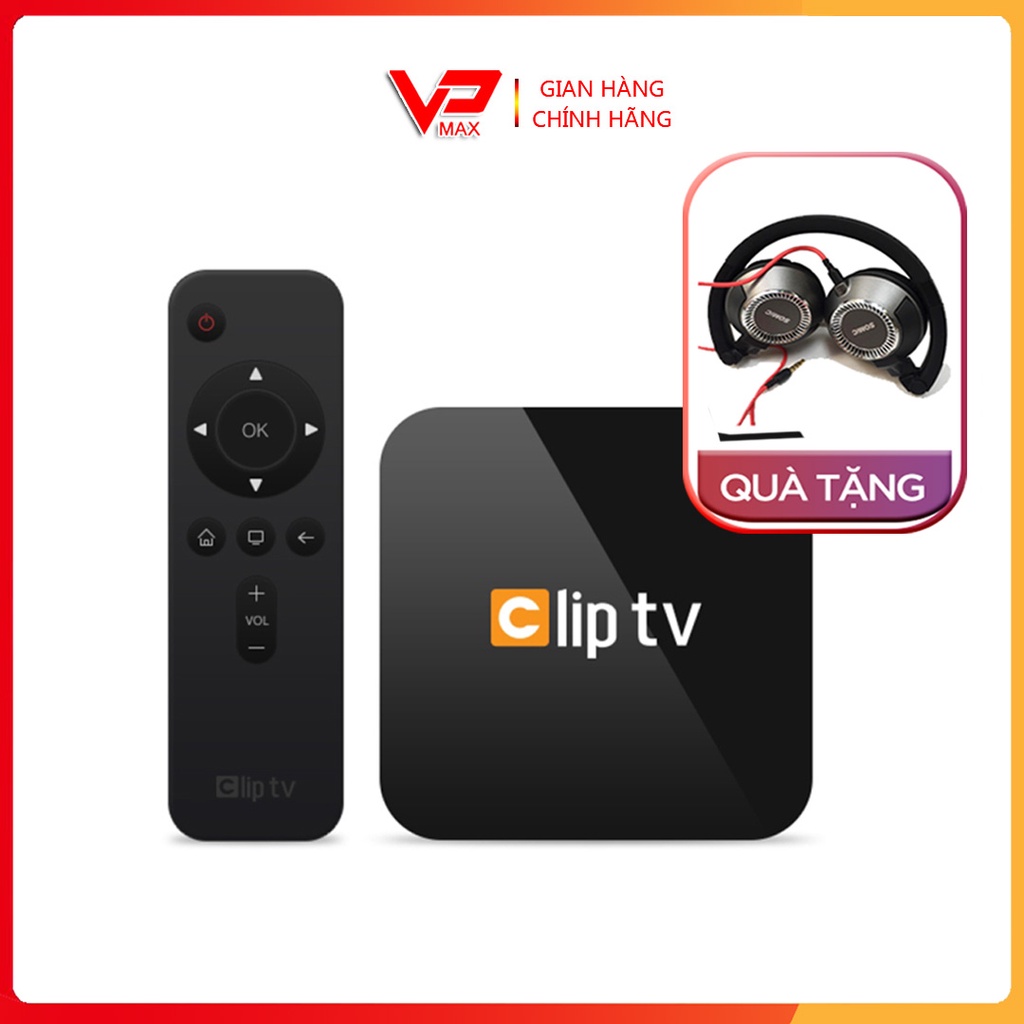 { Tặng kèm Tai nghe Somic EP19 Pro } Clip TV Box Androi truyền hình bản quyền Xem phim HD