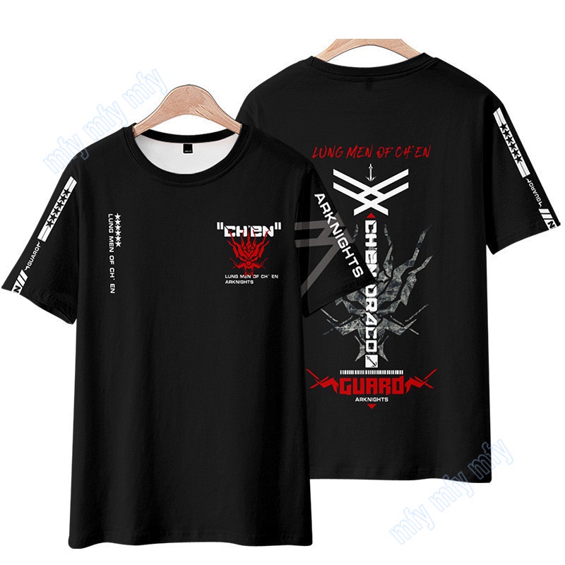 Áo Thun In Hình Game Arknights Amiya Chen Exusiai Cá Tính Cho Nam Và Nữ Size XS-4XL