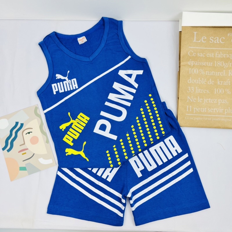 Đồ bộ bé trai size đại 8-10 tuổi sát nách cotton Jennie kids J477