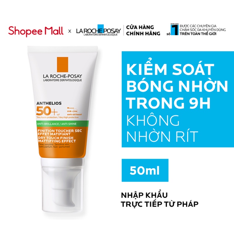Bộ sản phẩm làm sạch, bảo vệ và chống nắng cho da dầu nhạy cảm La Roche-Posay