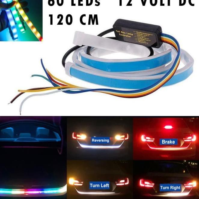 Đèn Led Rgb 120cm Gắn Cốp Xe Hơi Chuyên Dụng