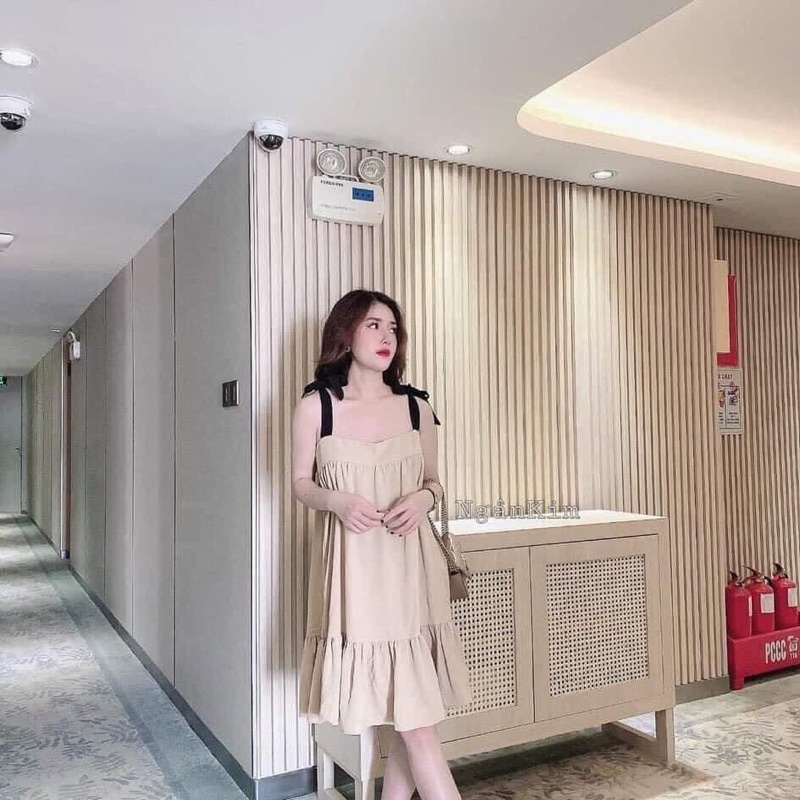 Váy Bầu Hai Dây Điệu Đà