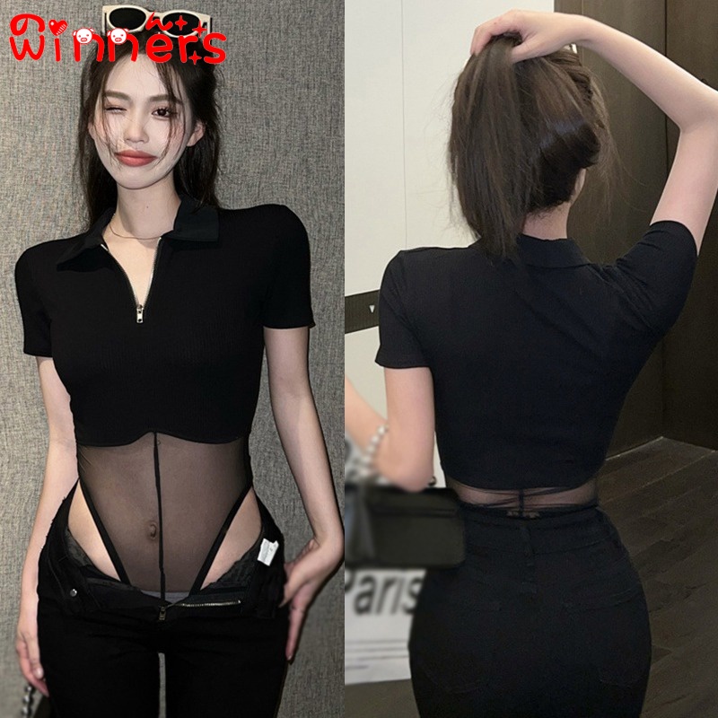 Áo liền quần Tay Ngắn Màu Sắc Thanh Lịch Cho Phái Nữ | BigBuy360 - bigbuy360.vn