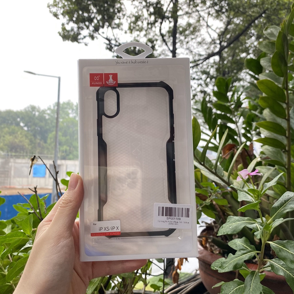 [Hỏa Tốc HCM] Ốp lưng XUNDD iPhone XR/ X/ XS/ XS Max (BEETLE SERIES) - Chống shock, Mặt lưng trong - Trong