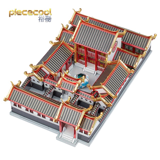 📌 Mô hình lắp ghép kim loại 3d kiến trúc Trung Hoa Tứ Hợp Viện