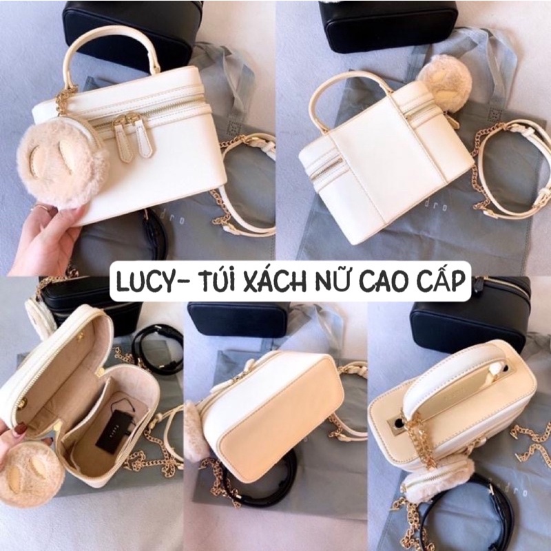 Túi cốp Pro có quai cầm kèm cục bông treo túi size 22 x 15cm hàng cao cấp