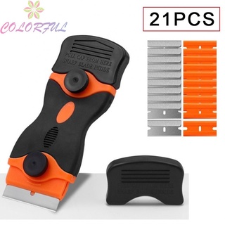 Scraper Tool Tint Vinyl Blade Clean Ergonomic handle Glass Razor Window