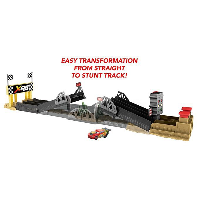 Bộ đường đua xe Disney Pixar Cars XRS Drag Racing Playset Lightning Mc Queen