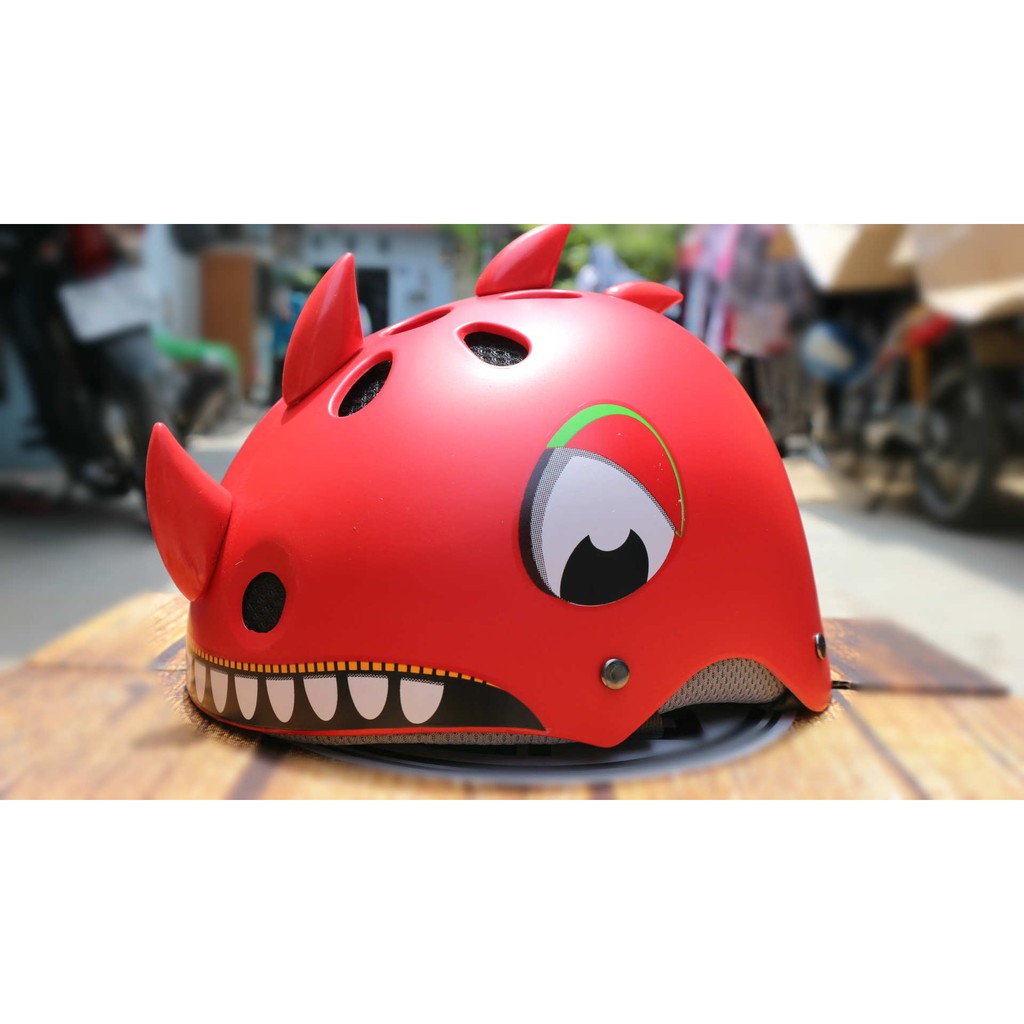 Mũ bảo hiểm corsa khủng long dễ thương