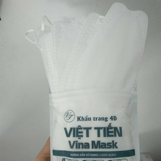 Khẩu trang 4d việt tiến vina mask kf94 gói 10c