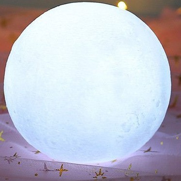 Đèn ngủ MẶT TRĂNG MOON LIGHT trưng bày nhà cửa đẹp
