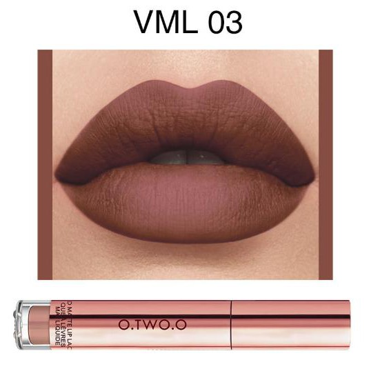 Son kem lì O.TWO.O Matte Lip Lacquer màu mới hàng nội địa Trung MX