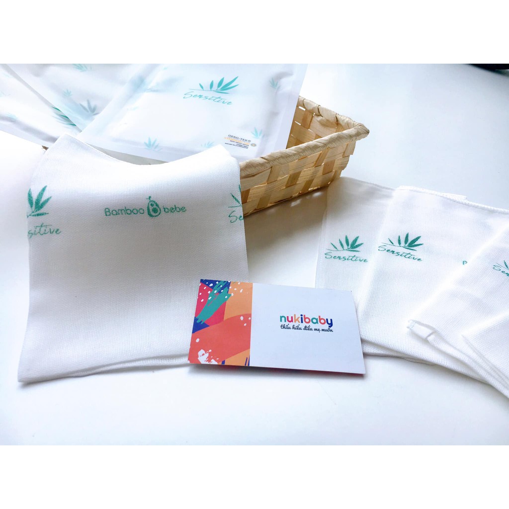 KHĂN XÔ SỮA SỢI TRE BAMBOO BEBE SENSITIVE HÀN QUỐC