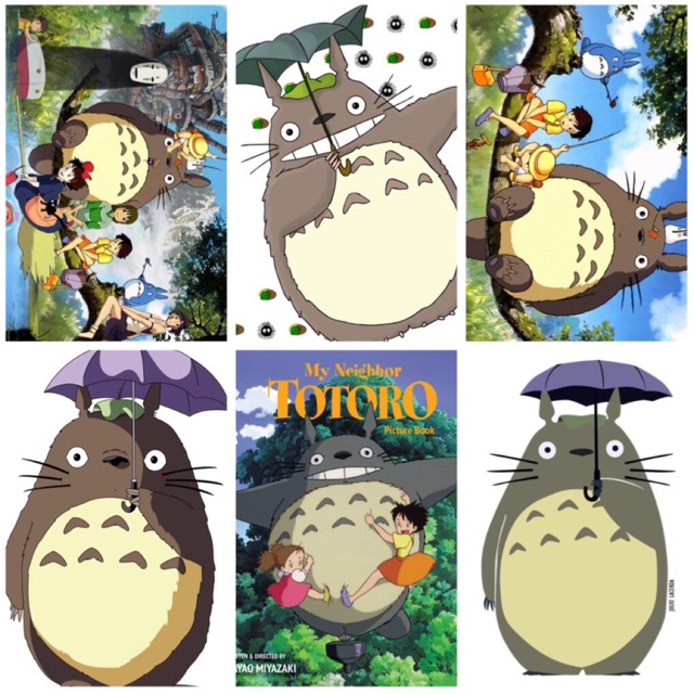 Poster anime totoro khổ a4 1-5 tấm