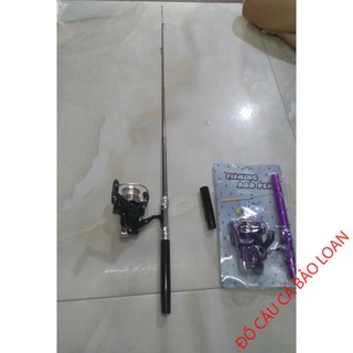 BỘ CẦN CÂU MÁY BÚT TIỆN LỢI THU GỌN 20cm