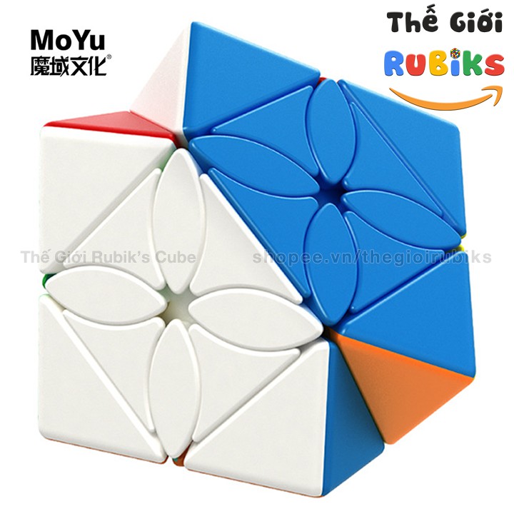 Biến Thể Rubik MoYu MeiLong Maple Leaves Skewb Cube