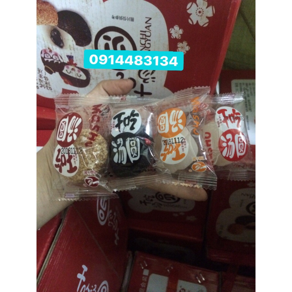 1 HỘP MOCHI TRÒN 2KG MIX SẴN CÁC VỊ (65-70c)
