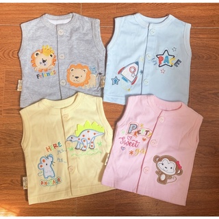 Áo gile cotton cho bé 2 lớp carter hàng xuất dư