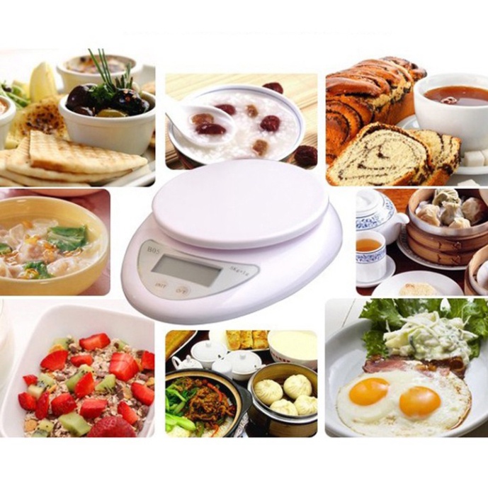 Cân tiểu ly điện tử nhà bếp mini cân định lượng thực phẩm từ 1 gam - 3kg, 5kg,10 kg , làm bánh, verygood