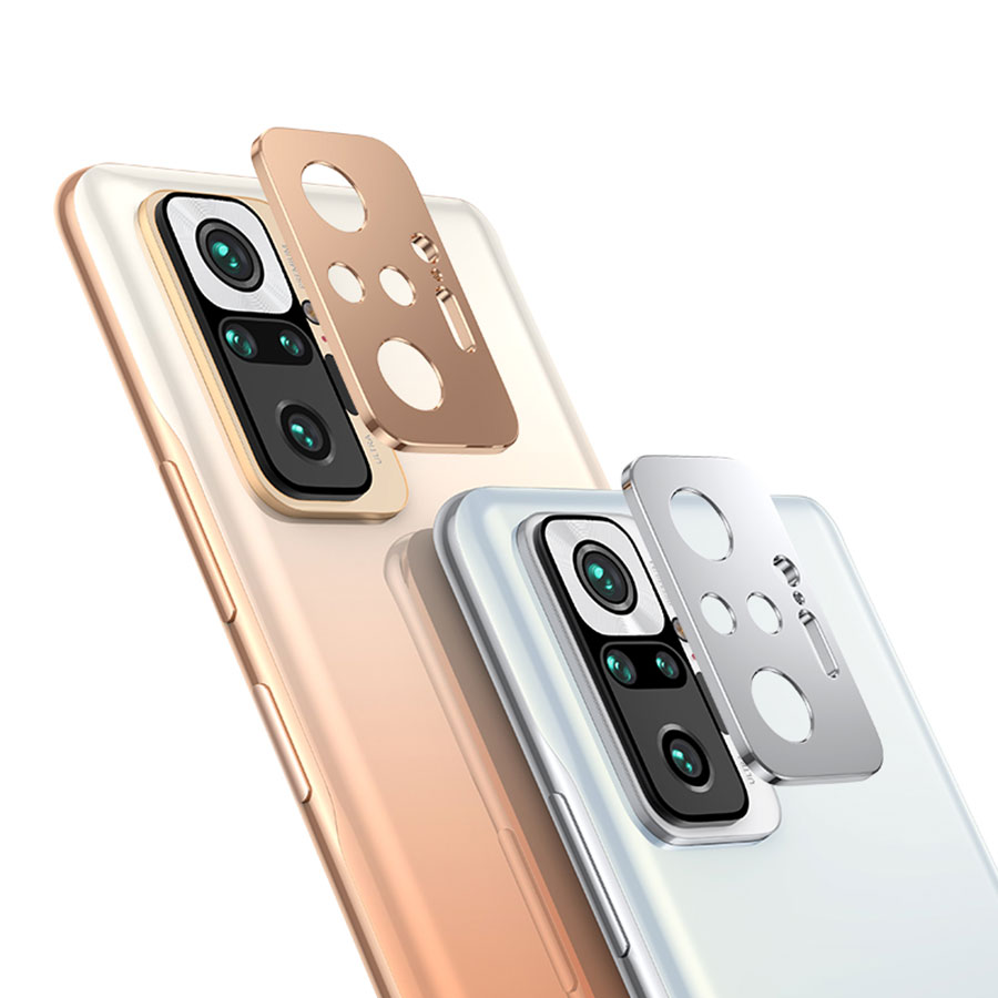 Viền Kim Loại Bảo Vệ Camera Sau Cho Xiaomi Mi 10T 11T 11 Lite Redmi Note 10 Pro 10s Poco F3 M3 X3