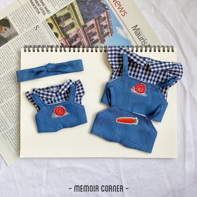Outfit Doll 15cm & 20cm - Set đồ "Call me Patch"