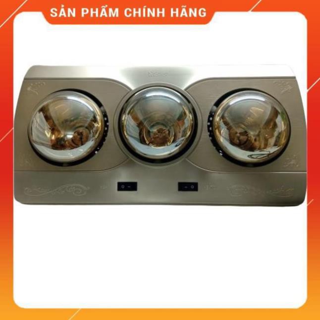 [Hỏa tốc 1 giờ] [RẺ VÔ ĐỊCH] Đèn sưởi 3 bóng Kottmann màu vàng K3B-Q - Hàng cao cấp chính hãng Huy Anh