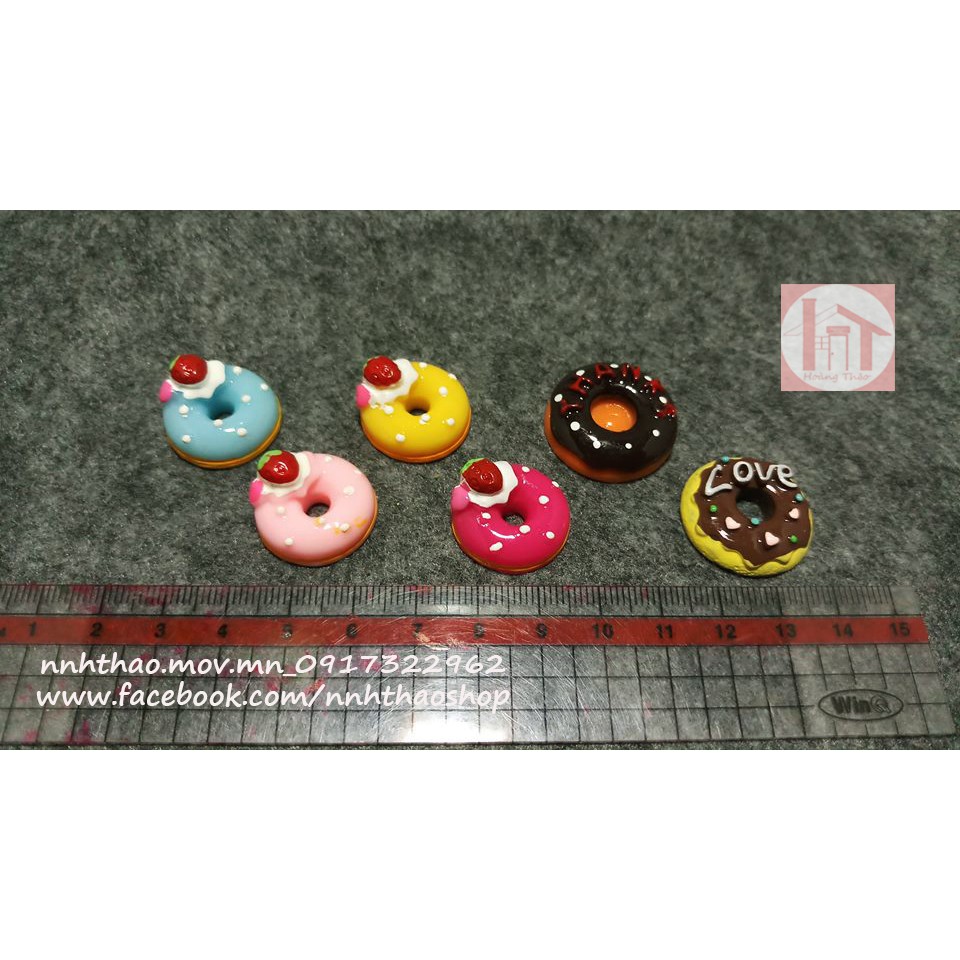 Charm,dollhouse_Donut trang trí mô hình, tiểu cảnh