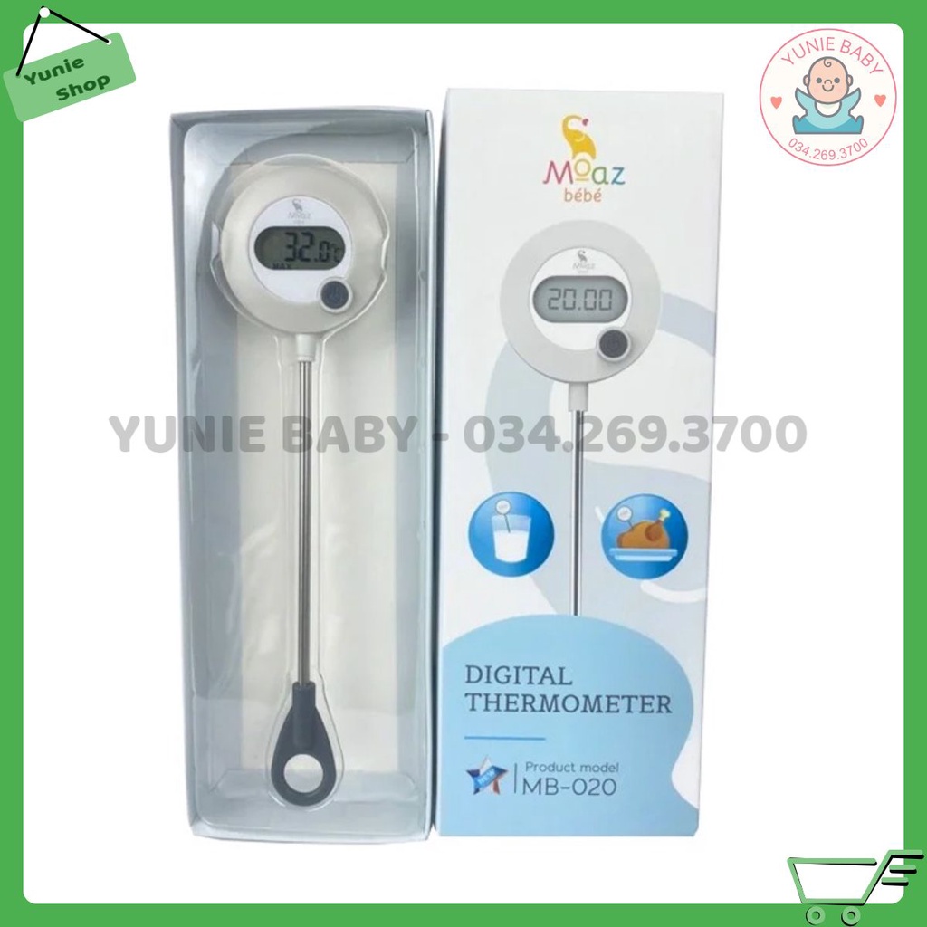 NHIỆT KẾ ĐO SỮA CHO BÉ MOAZ BEBE - MB020