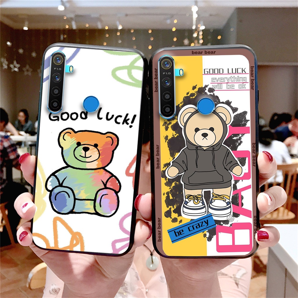 Ốp lưng Realme 5 / REALME 5I / Realme Q / REALME 5 Pro / REALME C3 in hình cute, mẫu chú gấu siêu đẹp- GIÁ RẺ