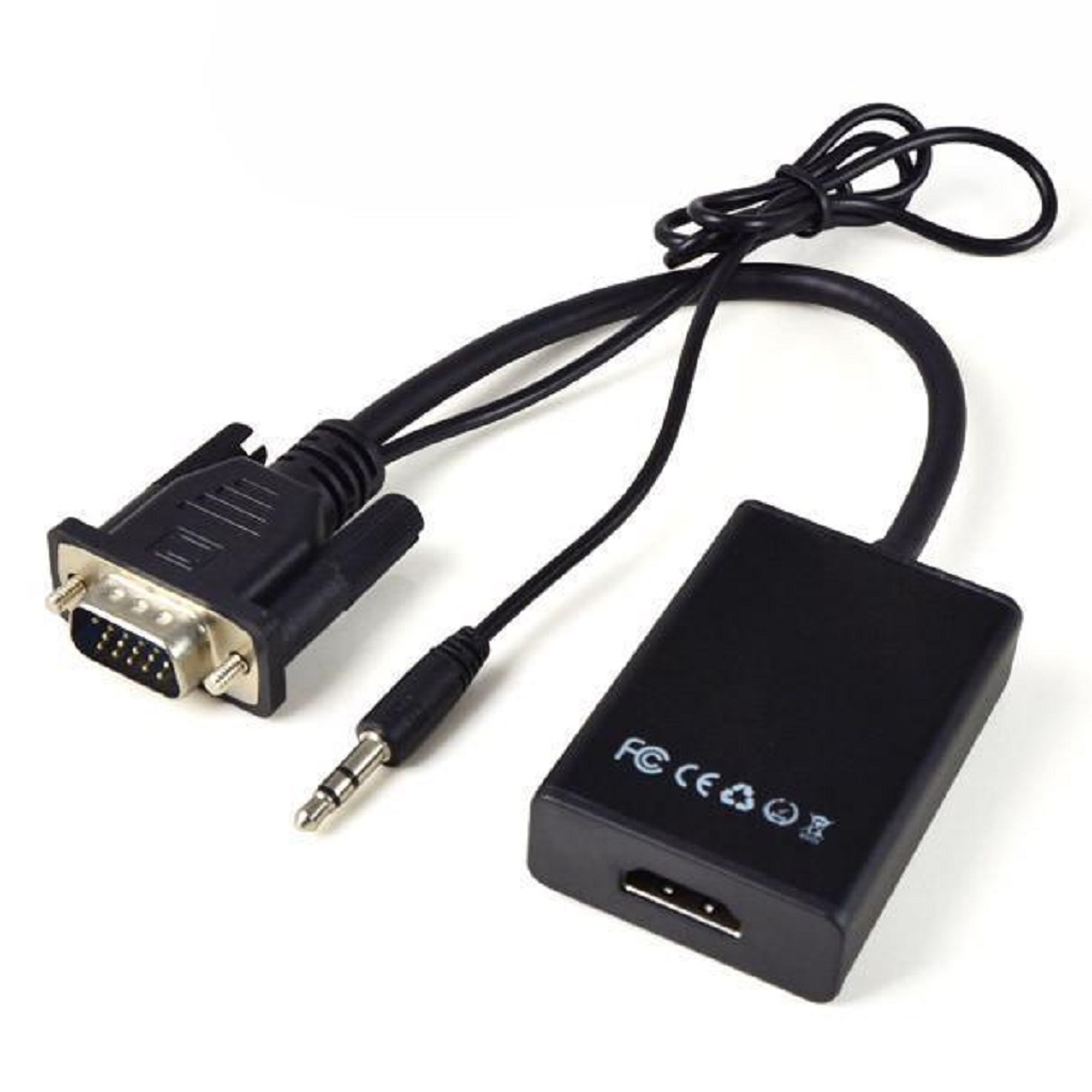 Cáp chuyển đổi Vinetteam từ VGA sang HDMI có âm thanh-VGA TO HDMI có âm thanh -dc2851