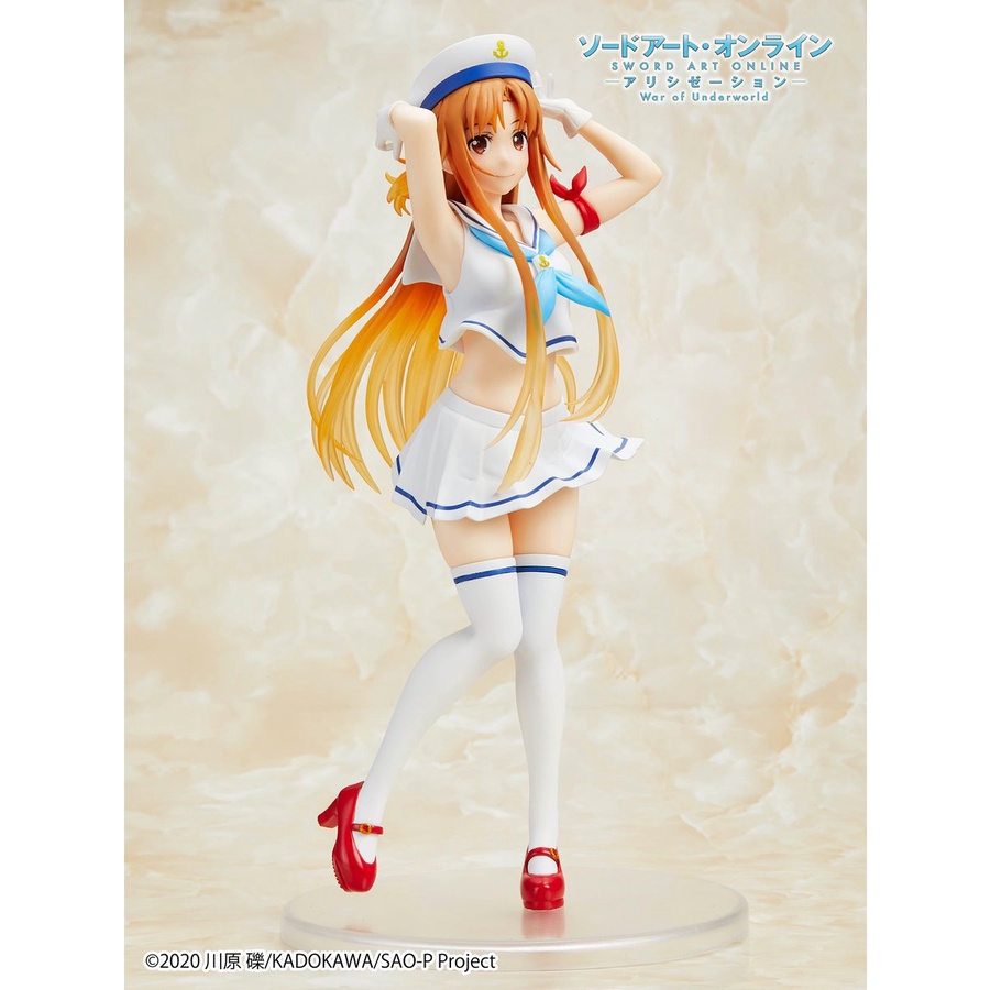 Mô hình chính hãng ASUNA phiên bản SAILOR UNIFORM - Sword Art Online: Alicization - War of Underworld - hãng TAITO