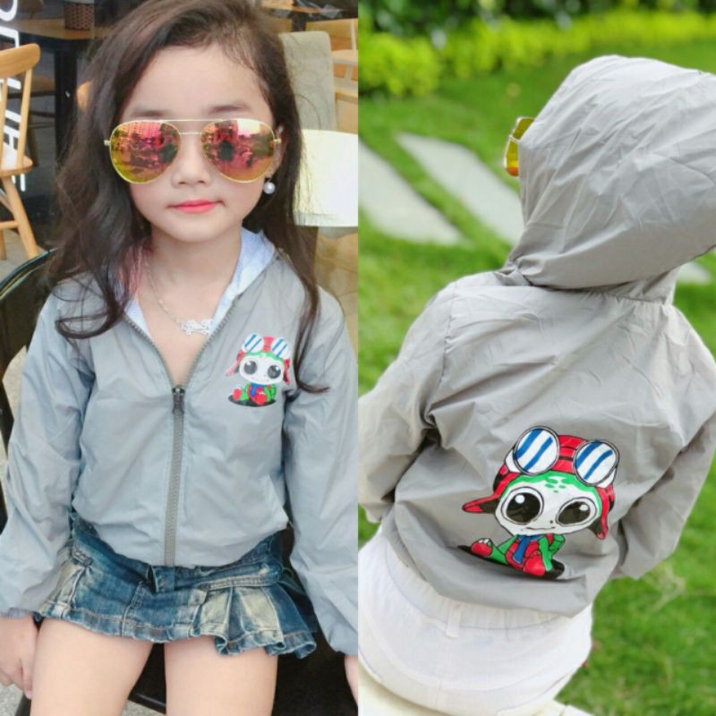 Áo gió cho bé trai/ bé gái 2 lớp