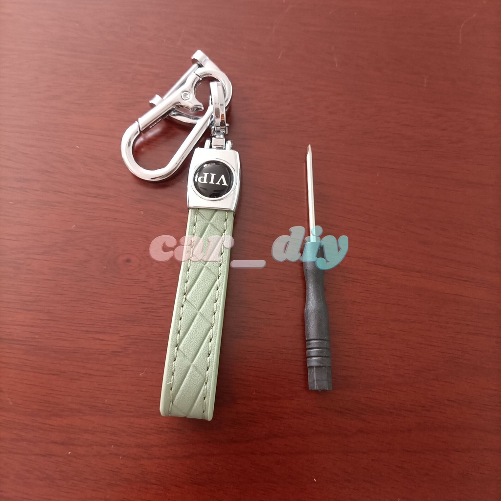 Mới Móc Khóa Da Kim Loại Gắn Xe Máy Độc Đáo Giá Đỡ