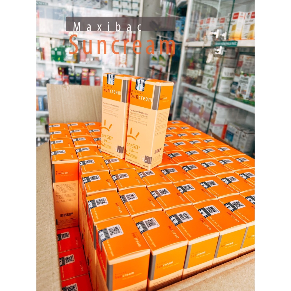 Kem chống nắng chống tia UV Maxibac tuýp 40ml