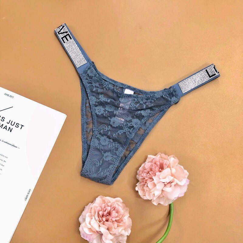 Quần lót ren đính đá cao cấp sz M