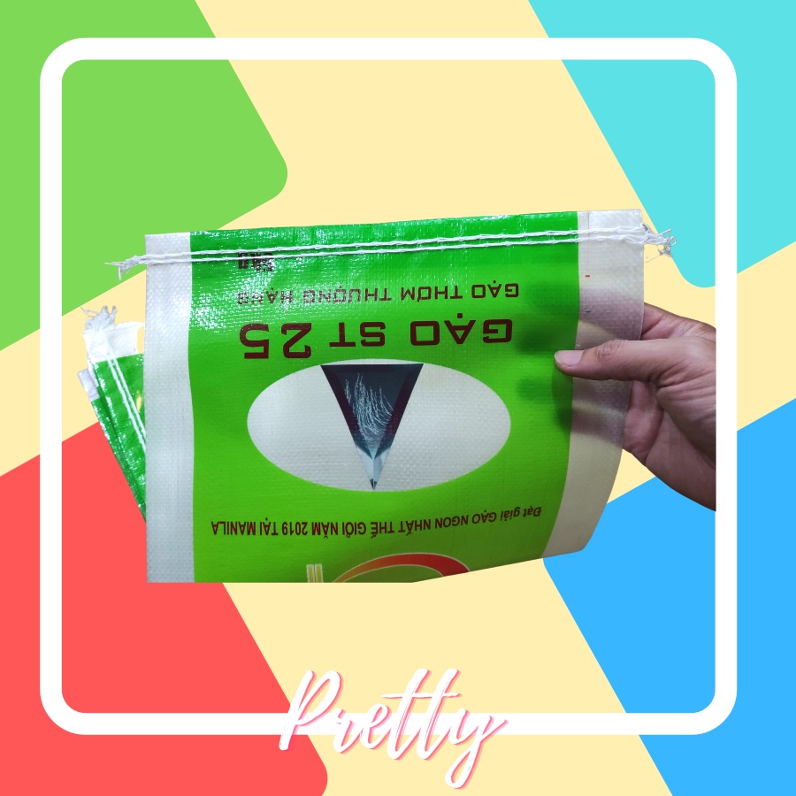 Túi đựng gạo ⭐FREE SHIP⭐ ST25 PP  màu sắc chi tiết đẹp dày chắc chắn
