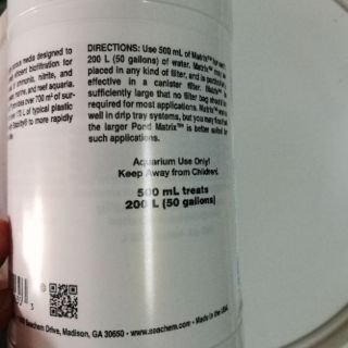 Seachem matrix lọc nước hồ cá